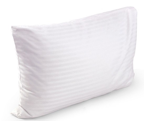 Наволочка ВІН САН 50х70 см., 100% бавовна, сатин-страйп, 1х1, 140 г/м2, 250TC, біла